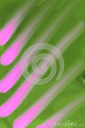 Bright pattern for backgrounds - diagonal light purple stripes on a green field Stock Photo