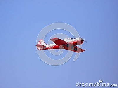 Bright Plane Stock Photo