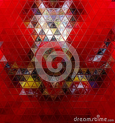 Bright Powerful Red White Abstract Background Stock Photo