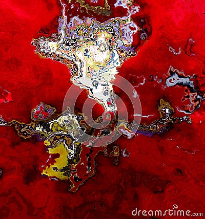 Bright Powerful Red White Abstract Background Stock Photo