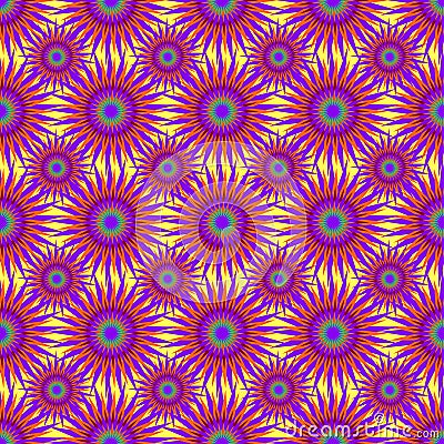 Bright purple abstract stars on a light background seamless pattern vector illustration Vector Illustration