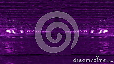 Bright purple symmetric passage 4K UHD 3D illustration Cartoon Illustration
