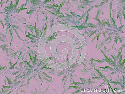 Bright purple ultraviolet neon natural grass as background Stock Photo