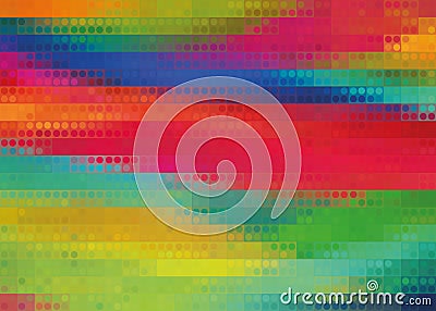 Bright rainbow abstract vector background Stock Photo