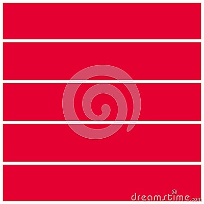 Bright Red clear shapes for text in slim frames Banners Stock Photo