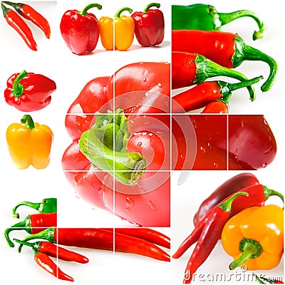 Bright ripe vegetables Stock Photo