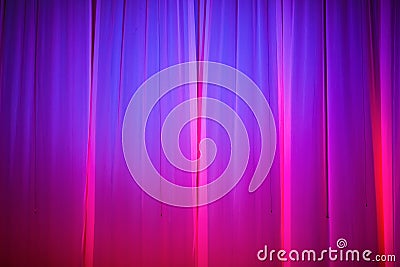 Bright stage curtain Stock Photo