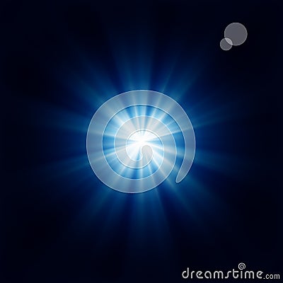 Bright Star Vector Illustration