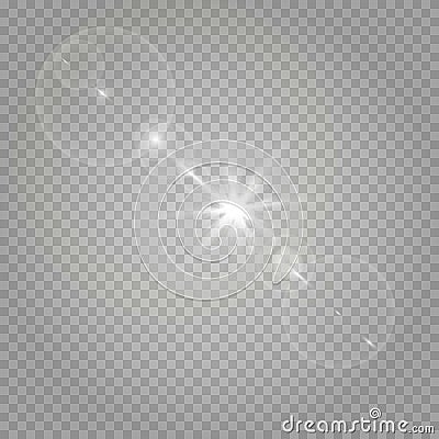 Bright Star Vector Illustration