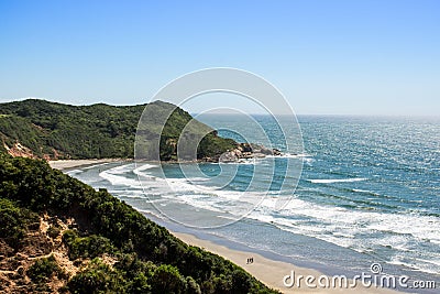 Praia da Vila - Imbituba - Santa Catarina - Brasil Stock Photo