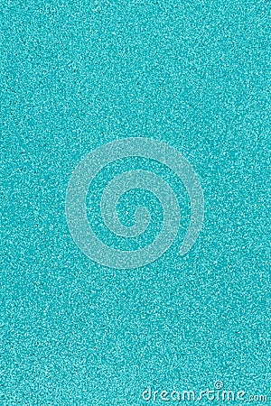 Bright teal glitter paper background Stock Photo