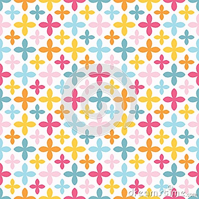 Bright vector seamless pattern. Endless texture Vector Illustration