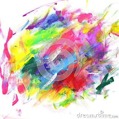 Bright watercolor stains Stock Photo