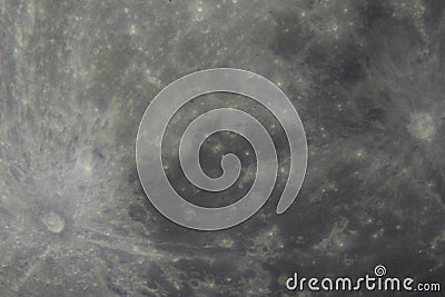 Bright White Veins of the Moon Stock Photo