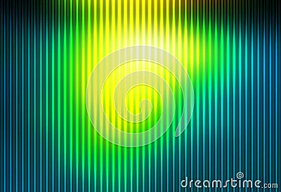 Bright yellow green abstract with light lines blurred background Vector Illustration