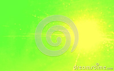 Bright sun on abstract background, yellow and lime green colors Stock Photo