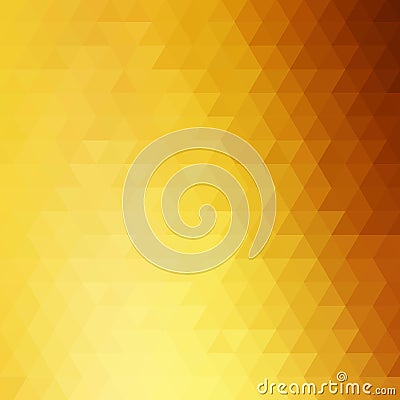 Bright yellow triangular. abstract vectorn background. eps 10 Cartoon Illustration