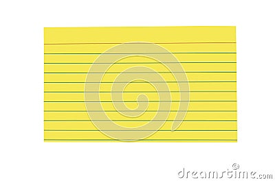 Brightly Colored Blank Index Card Stock Photo