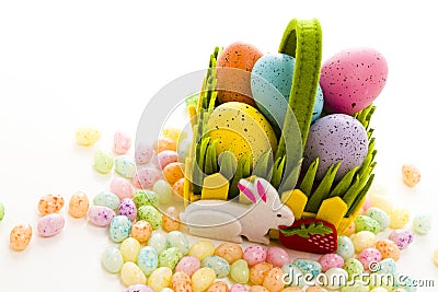 Easter eggs Stock Photo