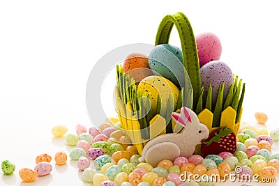 Easter eggs Stock Photo