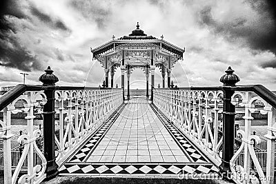 Brighton Bandstand Stock Photo