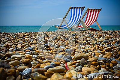 Brighton Beach. Stock Photo