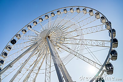 BRIGHTON, EAST SUSSEX/UK - NOVEMBER 1 : Ferris Wheel in Brighton Editorial Stock Photo