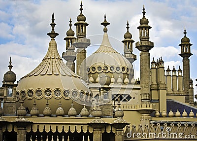 Brighton minarets Stock Photo