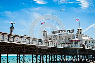 Brighton Pier Editorial Stock Photo