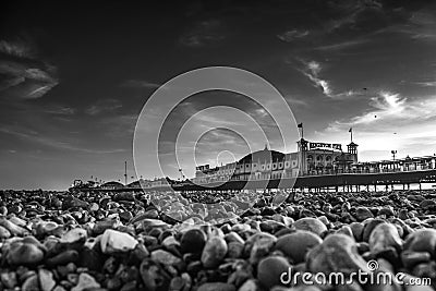 Brighton pier Editorial Stock Photo