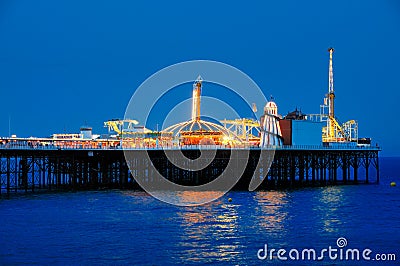 Brighton Pier, England Editorial Stock Photo