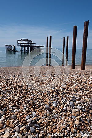 Brighton pier Stock Photo