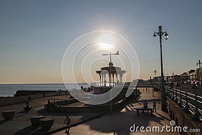 Brighton Promenade, United Kingdom Stock Photo