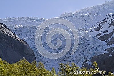 Briksdalsbreen Stock Photo