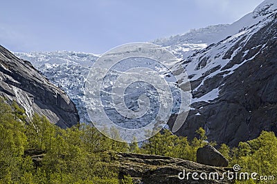 Briksdalsbreen Stock Photo