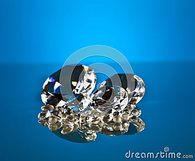 Brillant and diamond Stock Photo