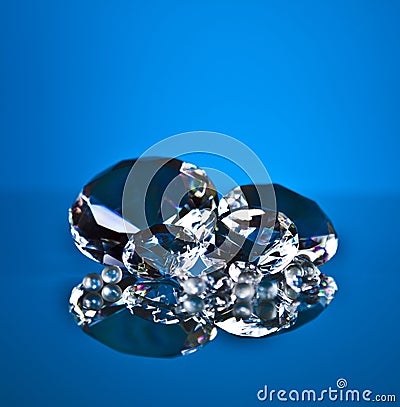 Brillant and diamond Stock Photo