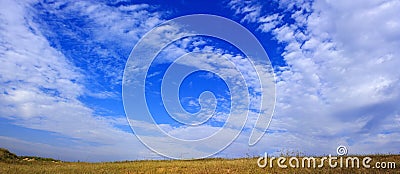 Brilliant blue sky Stock Photo