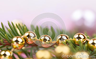 Brilliant christmas bauble and ornaments Stock Photo