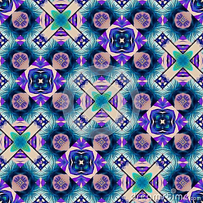 Brilliant peacock eye geometric wallpaper pattern. Elegant blur shimmer of colourful metallic bird plumage backdrop Stock Photo