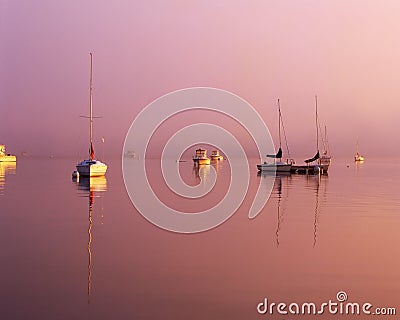 Brilliant sunrise Stock Photo