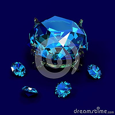 Brilliants diamonds Stock Photo