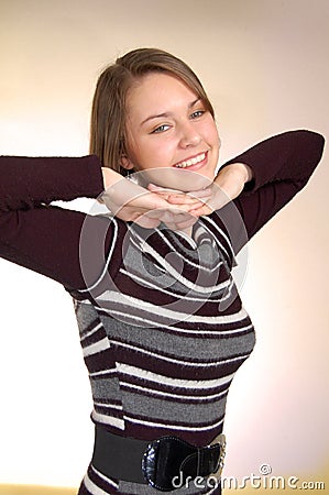 Brindled pullover Stock Photo