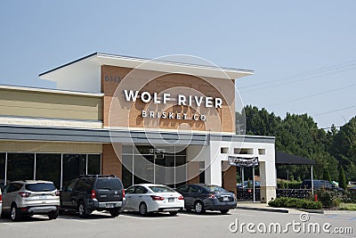 Wolf River Brisket, Olive Branch, Mississippi Editorial Stock Photo