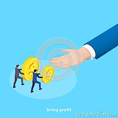 Bring profit Vector Illustration