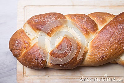 Brioche. Fresh homemade bread. Traditional French baking. Stock Photo