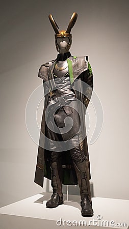 Brisbane Australia Marvel Exhibition Loki Custome Editorial Stock Photo