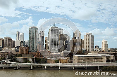 Brisbane City Centre Stock Photo