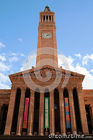 Brisbane city hall Stock Photo