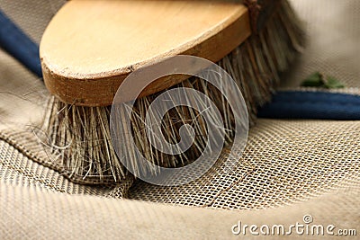 Bristle brush Stock Photo